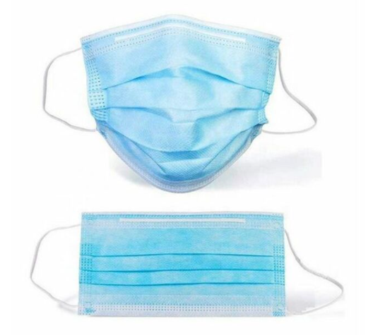 SURGICAL FACE MASK  3 LAYER - DISPOSABLE - 50PK 